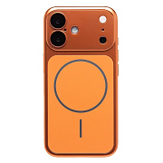 Чехол-накладка - SM091 AG-Glass SafeMag для "Apple iPhone 16" (orange)