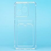 Чехол-накладка - SC276 с картхолдером для "Realme C61 4G Global" (transparent) (236994)