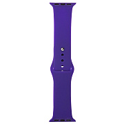 Ремешок - ApW Sport Band Apple Watch 38/40/41 mm силикон на кнопке (S) (violet)