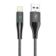 Кабель USB - Apple lightning SKYDOLPHIN S49L (повр. уп) 15W 100см 3A  (black)
