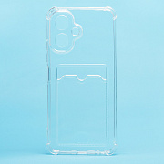 Чехол-накладка - SC276 с картхолдером для "Tecno Spark Go 2" (transparent) (241042)