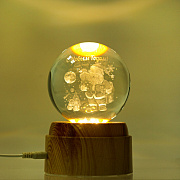 Декор - Снежный шар 8см (3D-007) (multi color)