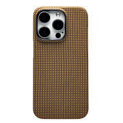 Чехол-накладка Cellis SM009 POSH KEVLAR SafeMag для "Apple iPhone 15 Pro" (canyon) (241602)