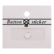 Наклейка Touch стикер-кнопка для Apple iPhone 5 (white/silver) (white/silver)