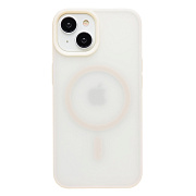 Чехол-накладка - SM042 SafeMag для "Apple iPhone 14" (antique white) (243375)