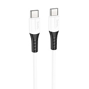 Кабель Type-C - Type-C Hoco X82 60W 100см 3A  (white)