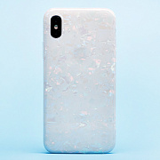 Чехол-накладка - SC241 для "Apple iPhone X/iPhone XS" (002) (white)