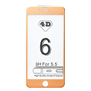 Защитное стекло Full Screen Activ 3D для "Apple iPhone 6 Plus/iPhone 6S Plus" (gold)