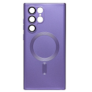 Чехол-накладка - SM020 Matte SafeMag для "Samsung Galaxy S22 Ultra" (purple)