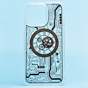 Чехол-накладка - SM014 SafeMag для "Apple iPhone 14 Pro Max" (gold)