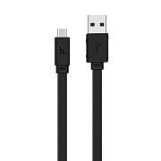 Кабель USB - Type-C Hoco X5 Bamboo 18W 100см 3A  (black)