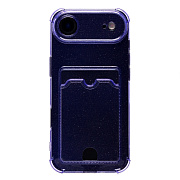 Чехол-накладка - SC300 с картхолдером для "Apple iPhone 17 Air" (violet)