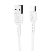 Кабель USB - Type-C Hoco X33 5A Surge  100см 5A  (white)