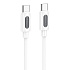 Кабель Type-C - Type-C Borofone BX114 PD 60W 100см 3A  (white)