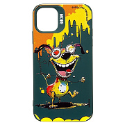 Чехол-накладка - SC335 для "Apple iPhone 11"  (собака) (dark green)