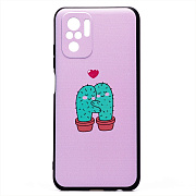 Чехол-накладка - SC185 для "Xiaomi Redmi Note 10/Redmi Note 10S" (018) (light pink)