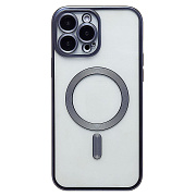 Чехол-накладка - SM027 SafeMag для "Apple iPhone 13 Pro Max" (blue titanium) (232365)