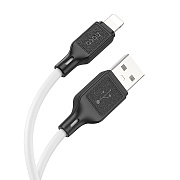 Кабель USB - Apple lightning Hoco X90 Cool 12W 100см 2,4A  (white)