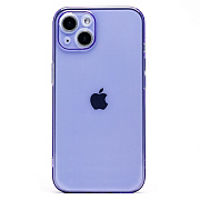 Чехол-накладка - SC344 для "Apple iPhone 13" (transparent/violet) (232044)