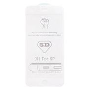 Защитное стекло Full Screen - 3D Flat для "Apple iPhone 6 Plus/iPhone 6S Plus" (white) (тех.уп.) (white)