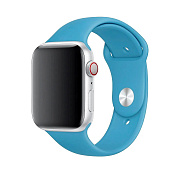 Ремешок - ApW Sport Band Apple Watch 38/40/41 mm силикон на кнопке (L) (sky blue)