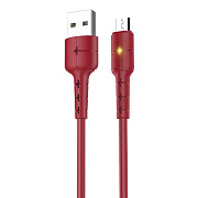 Кабель USB - micro USB - RC-M03 7,5W 100см 1,5A  (red)