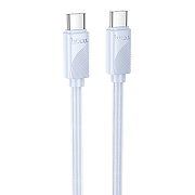 Кабель Type-C - Type-C Hoco X114 Energy 60W 100см 3A  (blue)