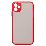 Чехол-накладка - PC041 для "Apple iPhone 11" (red/black)