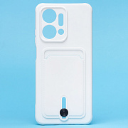 Чехол-накладка - SC304 с картхолдером для "Huawei Honor X7a" (white) (217941)