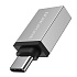 Переходник USB (м) - Type-C (п) Borofone BV3 3см (silver)