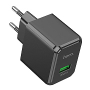 Адаптер Сетевой Hoco CS12a Ocean USB 3A/18W (black)
