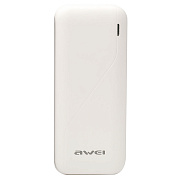 Внешний аккумулятор Awei P75K 10 000mAh Micro USB/USB*2 (white)