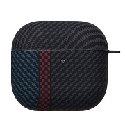 Чехол Luxo Creative для "Apple AirPods (4-го поколения)" (120) (black/blue) (240510)