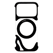 Чехол-накладка - SMZ07 Glassy SafeMag для "Apple iPhone 17 Pro" (black)