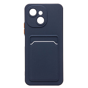 Чехол-накладка - SC337 с картхолдером для "Tecno Spark 40C" (dark blue) (241448)
