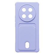 Чехол-накладка - SC304 с картхолдером для "Honor X9c" (light violet) (239128)