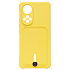 Чехол-накладка - SC304 с картхолдером для "Honor 50/Nova 9" (yellow)