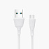 Кабель USB - Type-C Celebrat FLY-2T  100см 2,4A  (white)