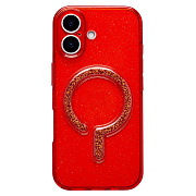 Чехол-накладка - SM050 SafeMag для "Apple iPhone 17" (red)