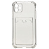 Чехол-накладка - SC278 с картхолдером для "Apple iPhone 11" (black) (205943)