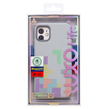 Чехол-накладка Luxo Creative PC для "Apple iPhone 11" (M036) (silver)