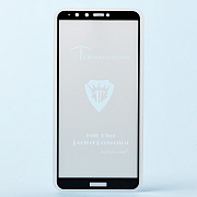 Защитное стекло Full Screen Brera 2,5D для "Huawei Y9 2018/Y9 Prime 2018" (black)