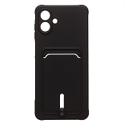Чехол-накладка - SC304 с картхолдером для "Samsung Galaxy A07 5G/F70e 5G/M17e 5G" (black)