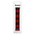 Ремешок - ApW монобраслет Apple Watch 38/40/41 mm спорт текстиль (007) (red/black)