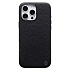 Чехол-накладка Cellis SM030 SafeMag для "Apple iPhone 16 Pro Max"  Натуральная кожа зернистая (black) (237481)