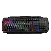 Клавиатура Defender HB-330L Ultra мембранная игровая с подсветкой USB (black)