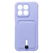 Чехол-накладка - SC304 с картхолдером для "Honor X8b" (light violet) (227632)