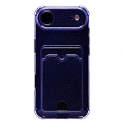 Чехол-накладка - SC300 с картхолдером для "Apple iPhone 17 Air" (violet)