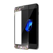 Защитное стекло Kavaro 2,5D Swarovski 0,26 mm для "Apple iPhone 6/iPhone 6S" (black) (black)