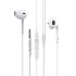 Проводные наушники с микрофоном вкладыши Borofone BM30 Original series Jack 3,5  (white)